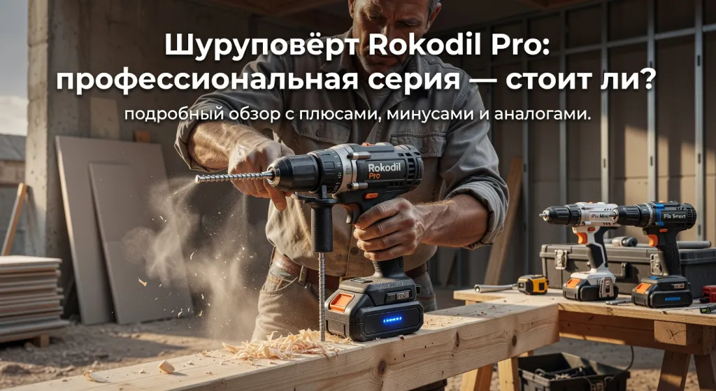 Шуруповёрт Rokodil Pro: профессиональная серия — стоит ли: подробный обзор с плюсами, минусами и аналогами