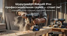 Шуруповёрт Rokodil Pro: профессиональная серия — стоит ли: подробный обзор с плюсами, минусами и аналогами