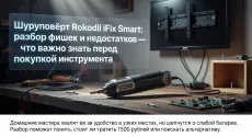 Шуруповёрт Rokodil iFix Smart: разбор фишек и недостатков — что важно знать перед покупкой инструмента